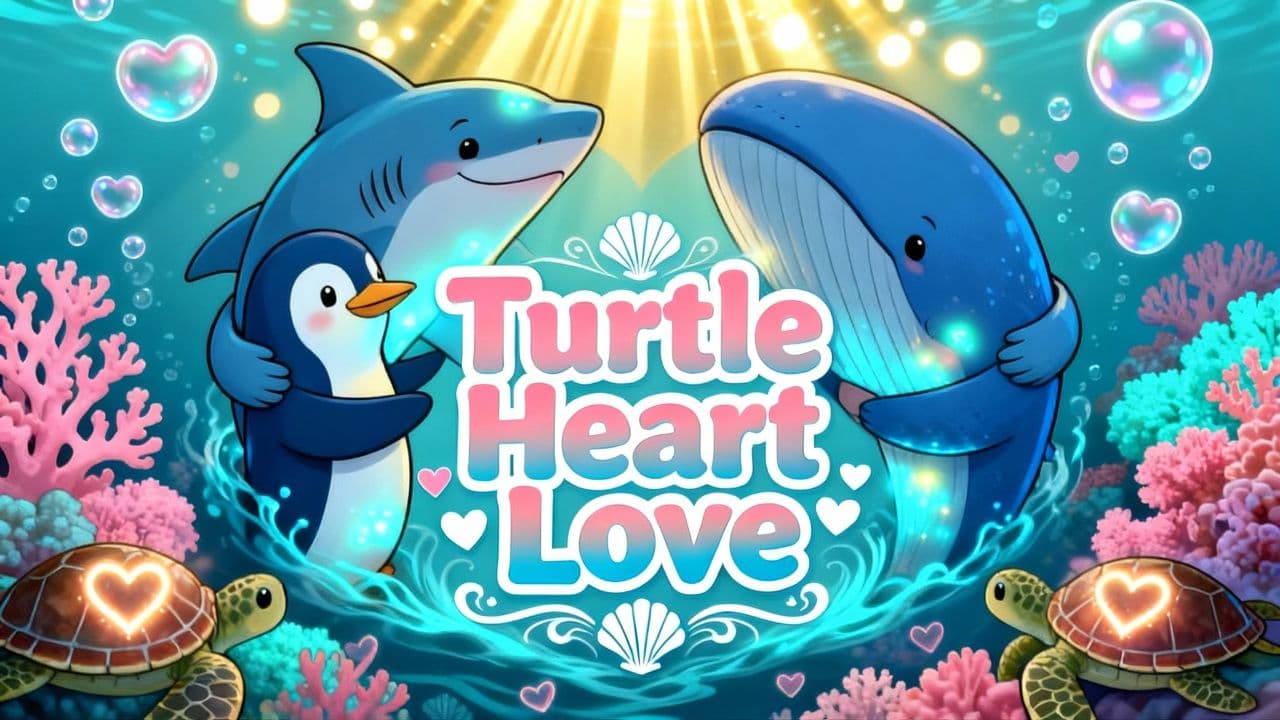 Turtle Heart Love