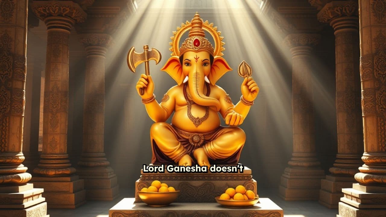 Ganesha’s Flame Through the Storm