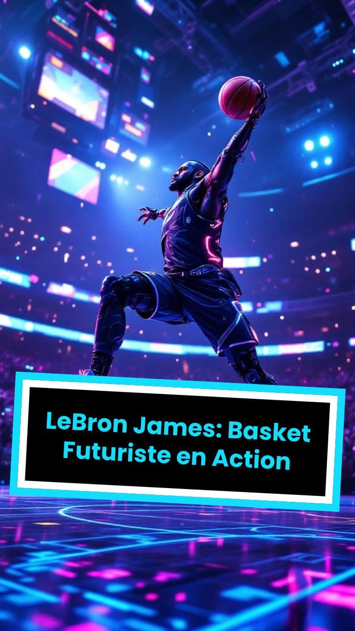 LeBron James : Basket Futuriste en Action