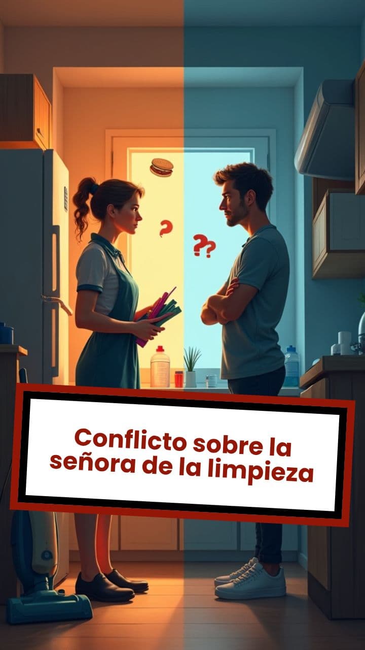 Conflicto sobre la señora de la limpieza