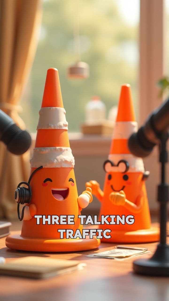 Chaotic Cones: A Raccoon Podcast Adventure