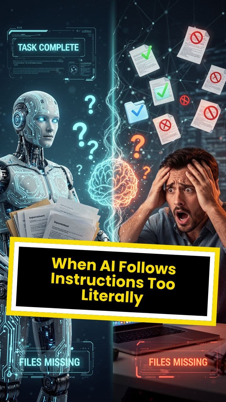 When AI Follows Instructions Too Literally