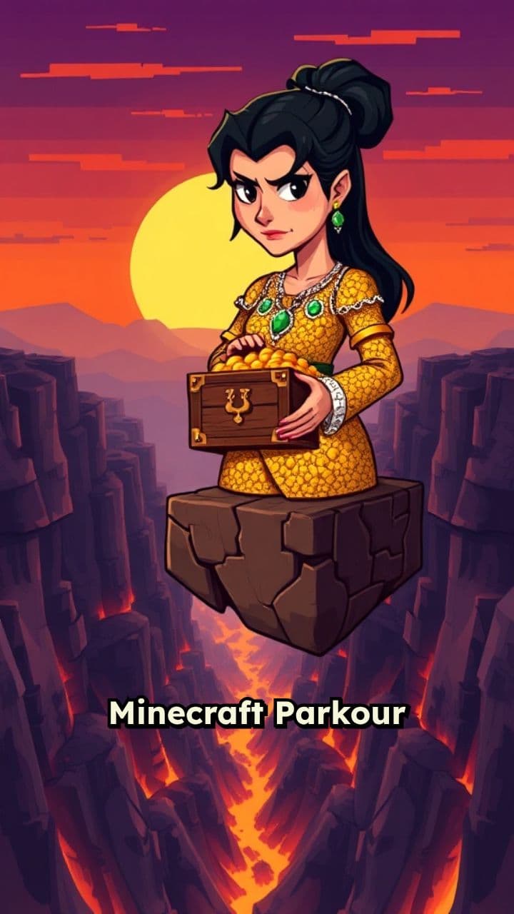 Greedy Lady Parkour Story