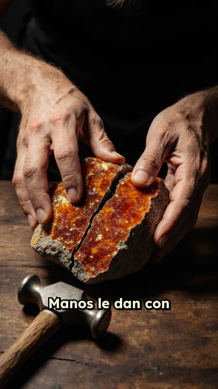 Martillo y roca: ASMR en acción