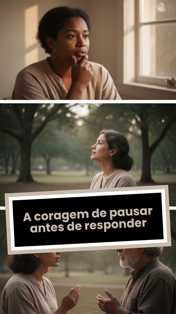 A coragem de pausar antes de responder