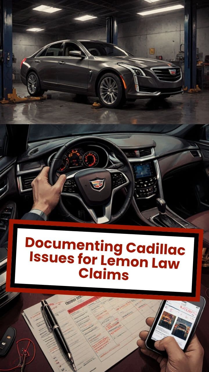 Documenting Cadillac Issues for Lemon Law Claims