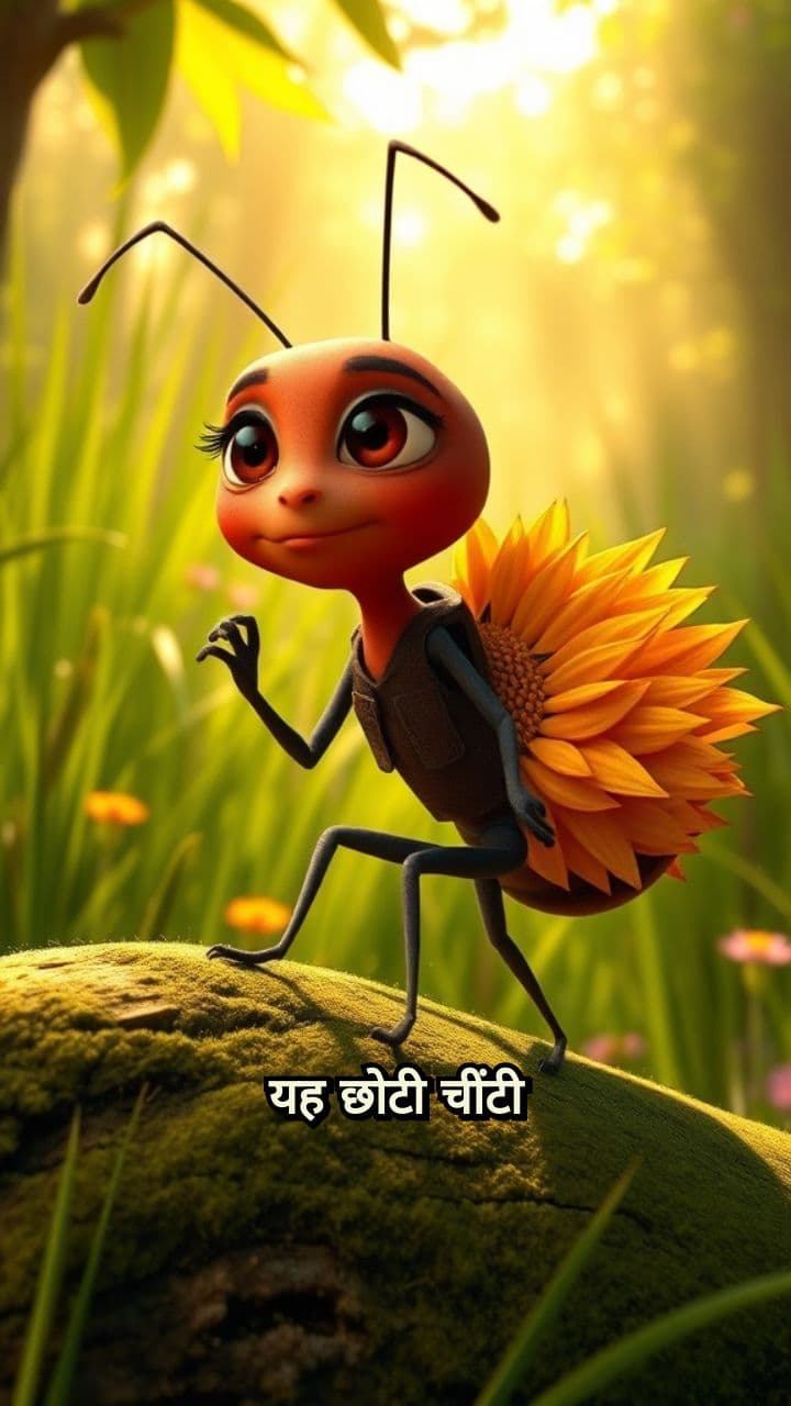 मेहनती चींटी और आलसी साथी