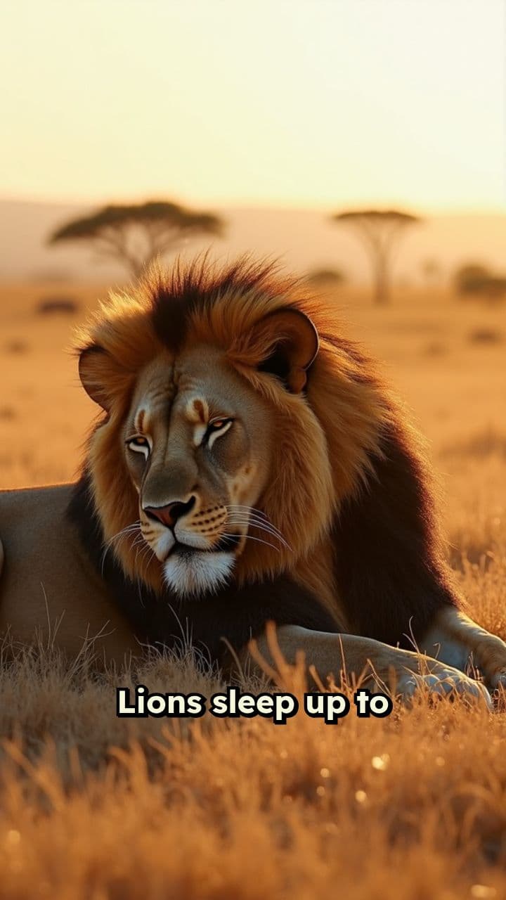 Lions: Masters of Relaxation and Hunting
