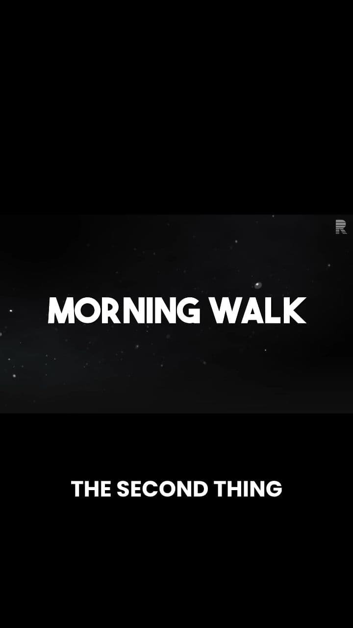 A Morning Walk to Reduce Anxiety