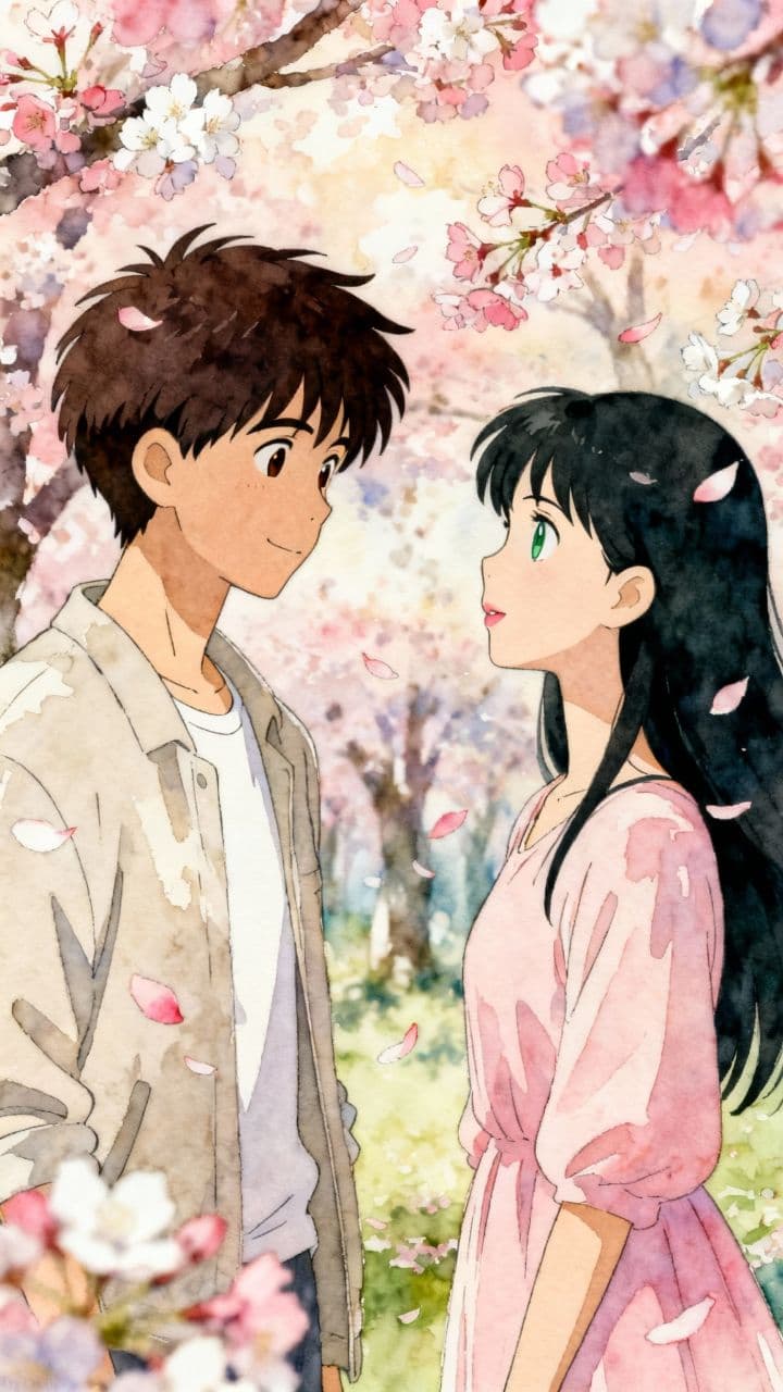 Bittersweet Cherry Blossom Encounter