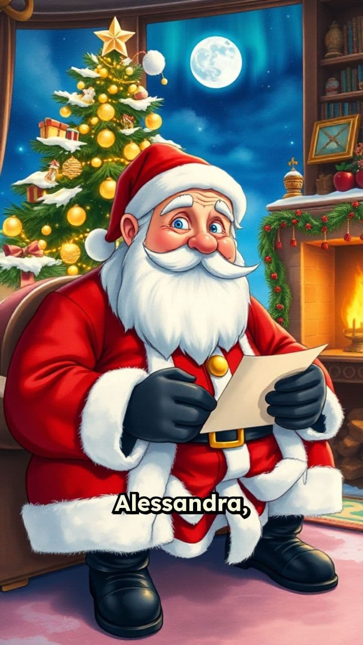 La lettera di Babbo Natale ad Alessandra