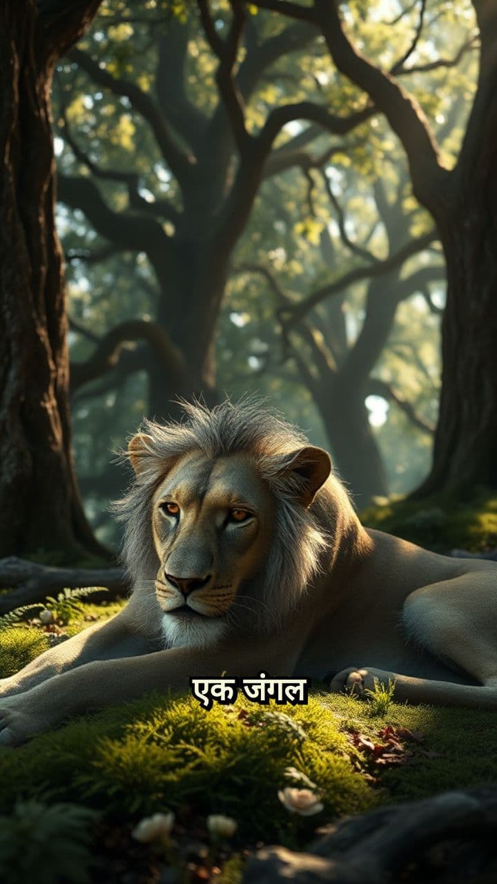 चालाक खरगोश और बूढ़ा शेर