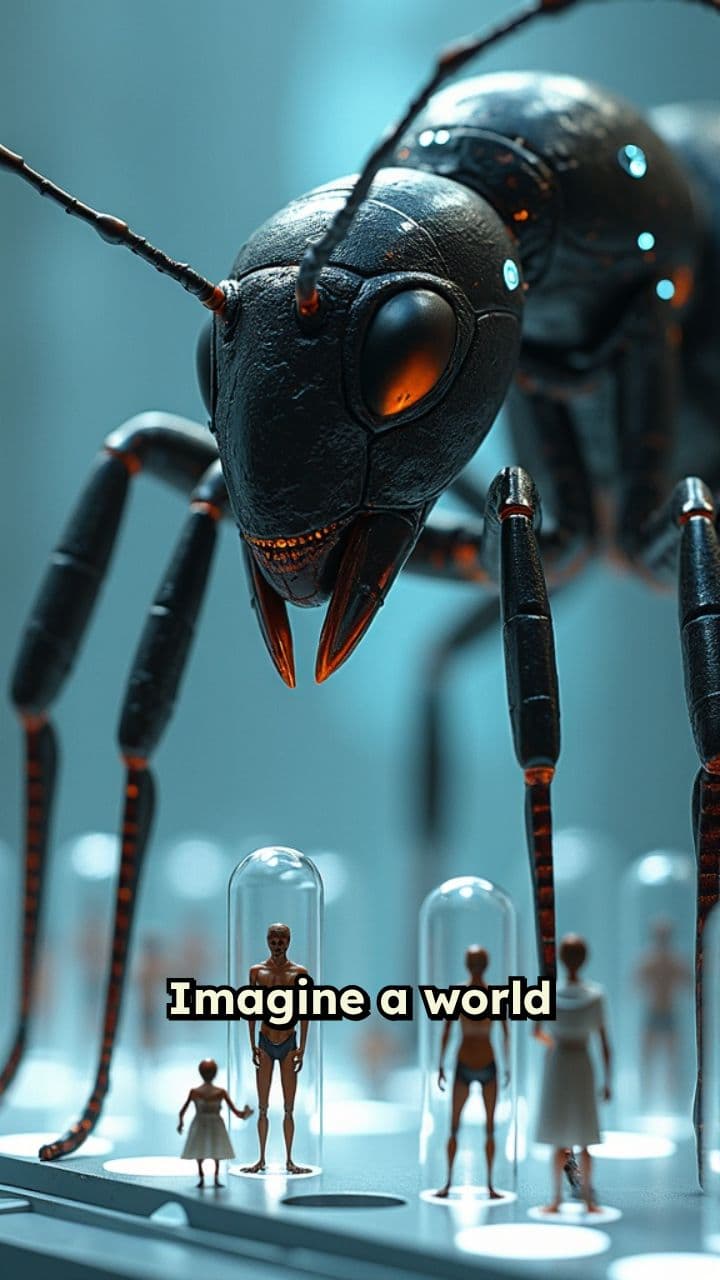 Ants' Grand Experiment on Humanity