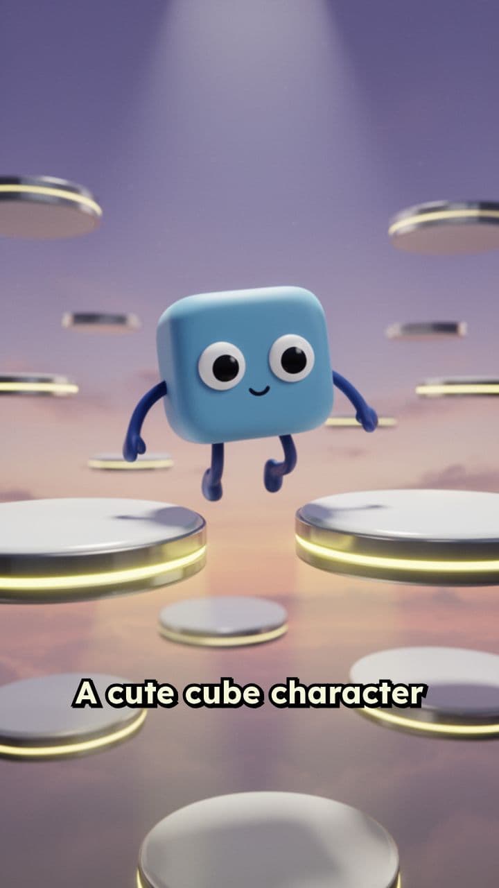 Looping Cube Platform Fall