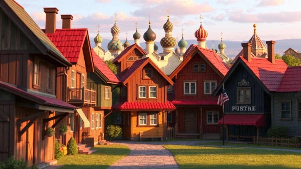 Зеленая ограда и деревенские забавы