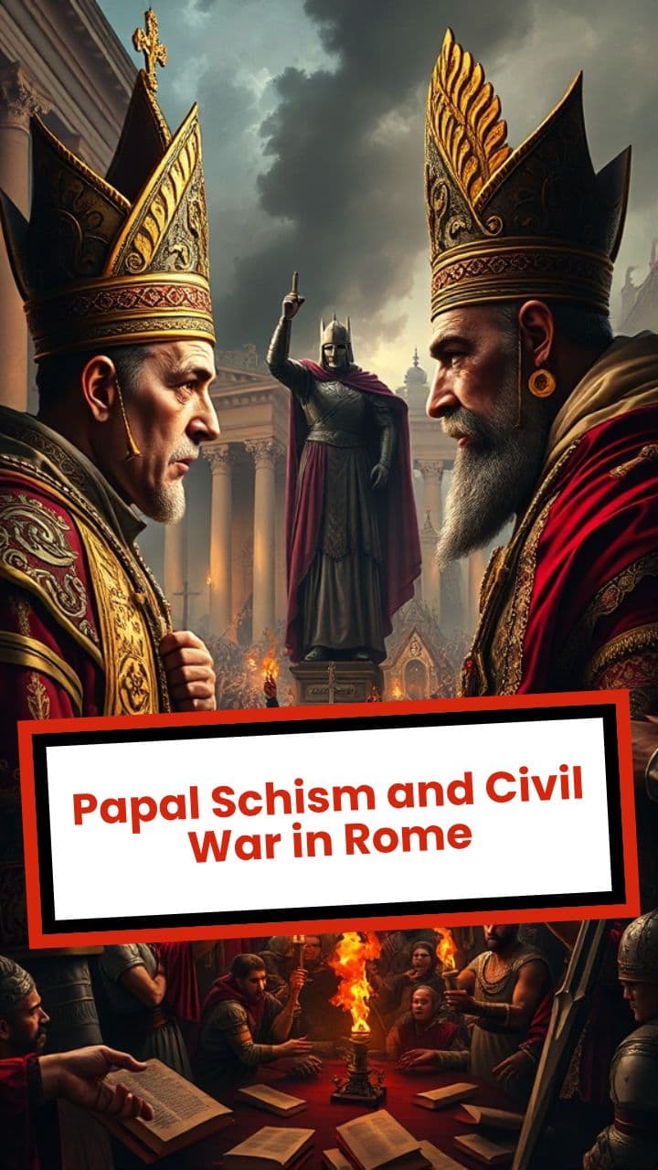 Papal Schism and Civil War in Rome