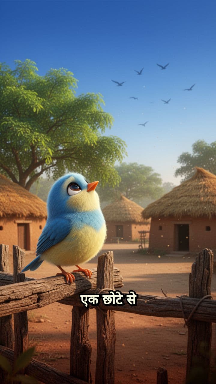 नन्ही चिड़िया की उड़ान