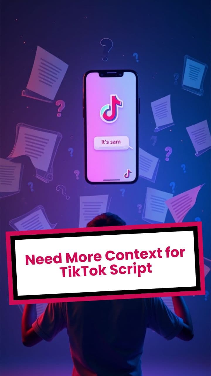 Need More Context for TikTok Script