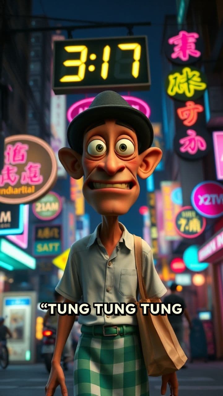 Tung Sahur Menyelamatkan Anjing Kecil