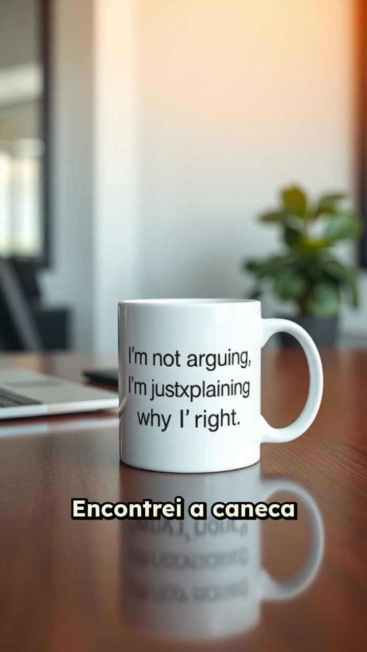 Caneca para quem sempre está certo