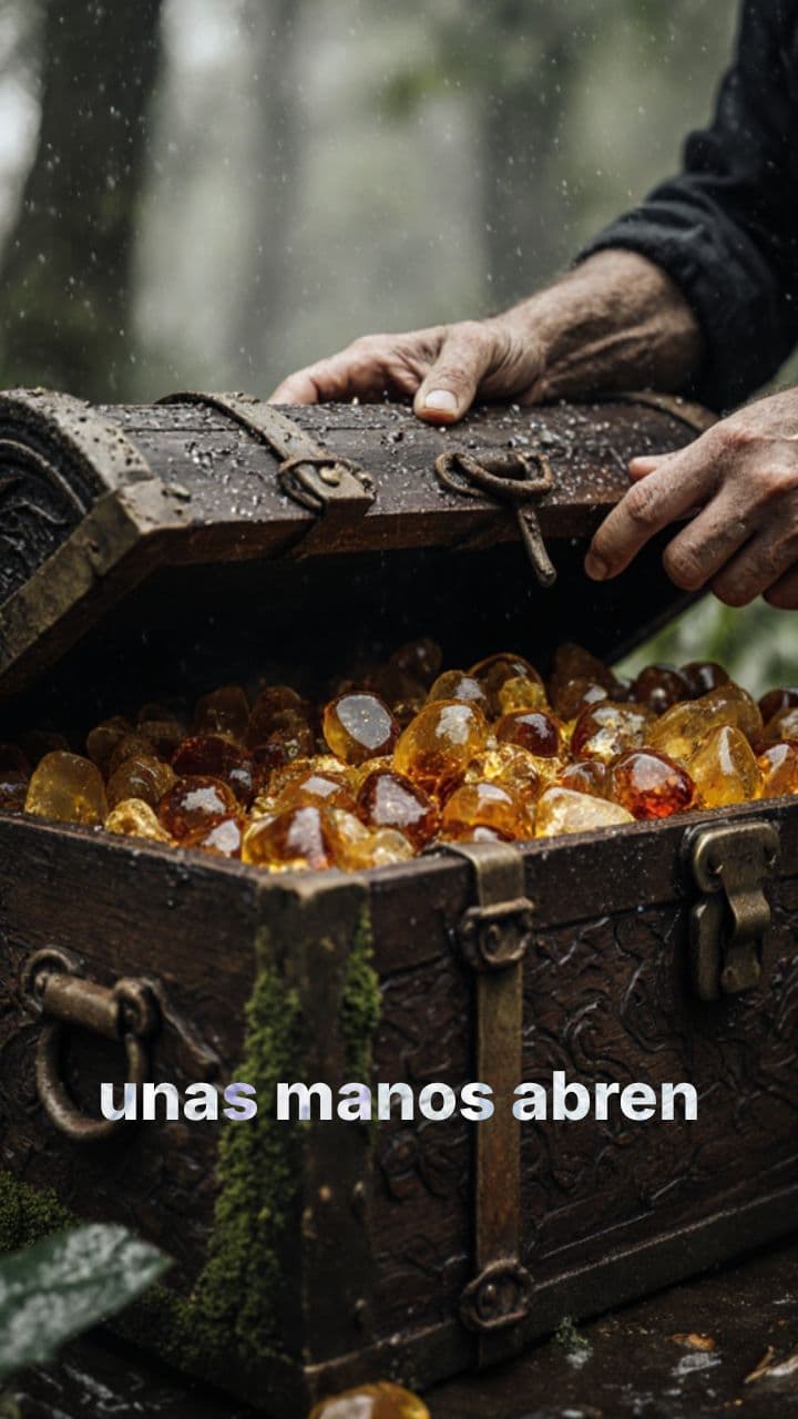 Cofre Pirata: Ámbar y Oro