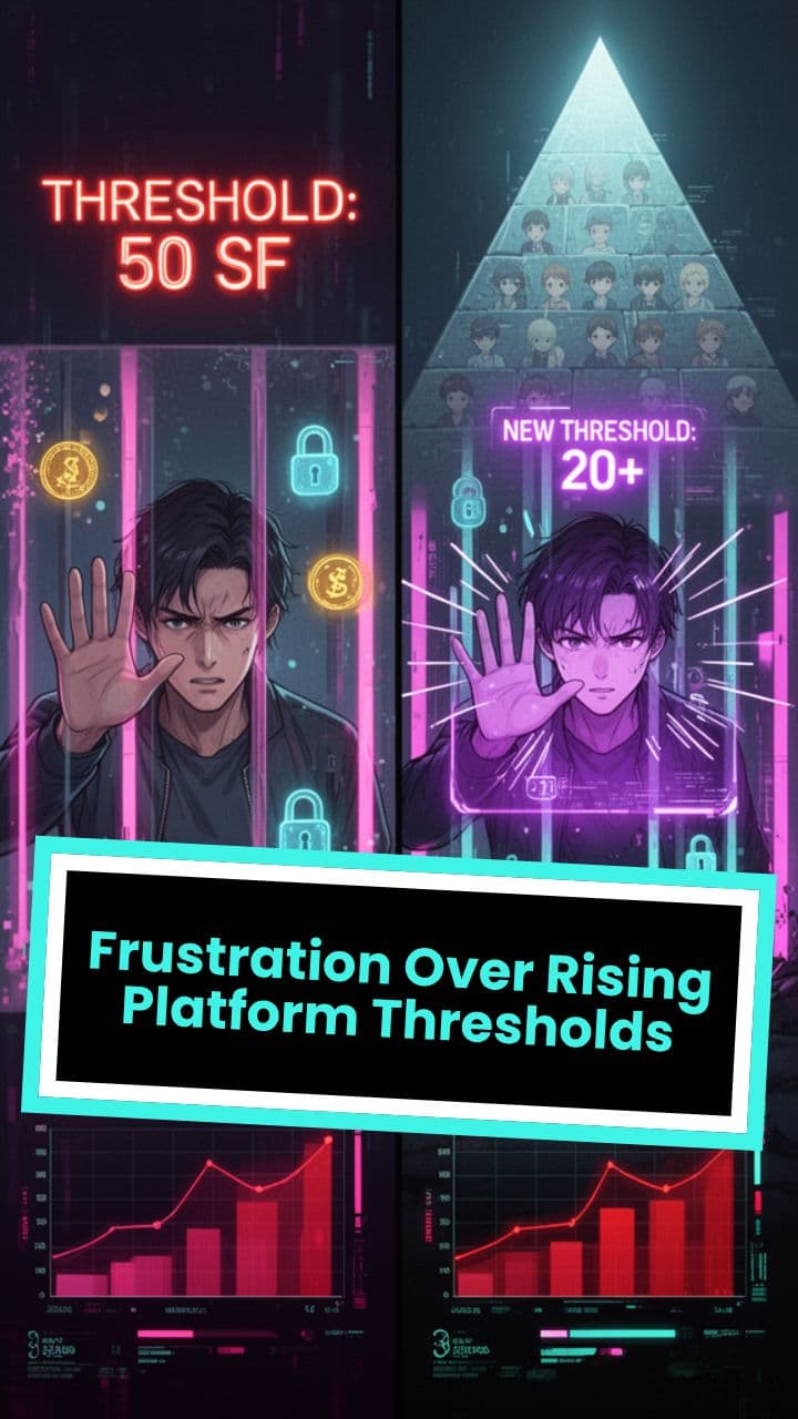 Frustration Over Rising Platform Thresholds