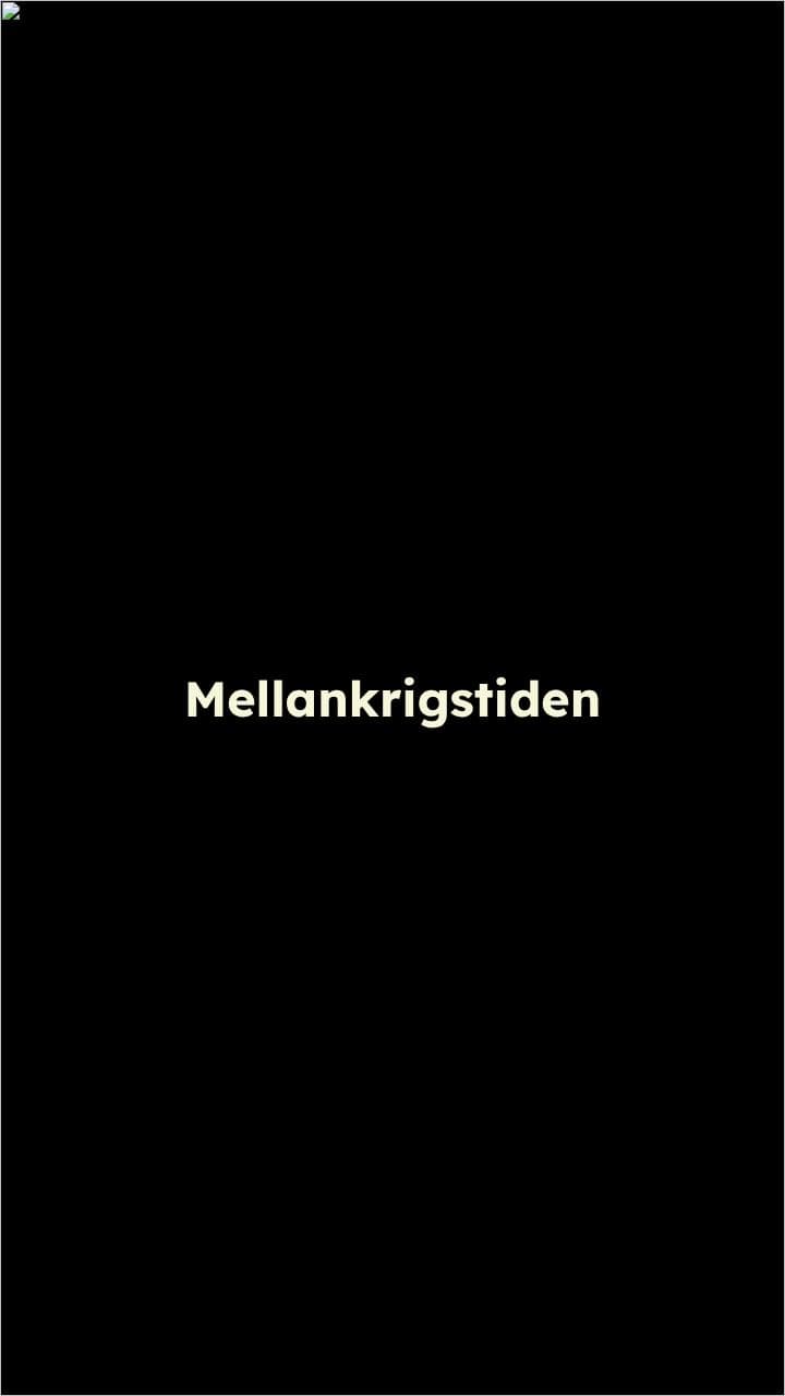 Mellankrigstiden och dess konsekvenser