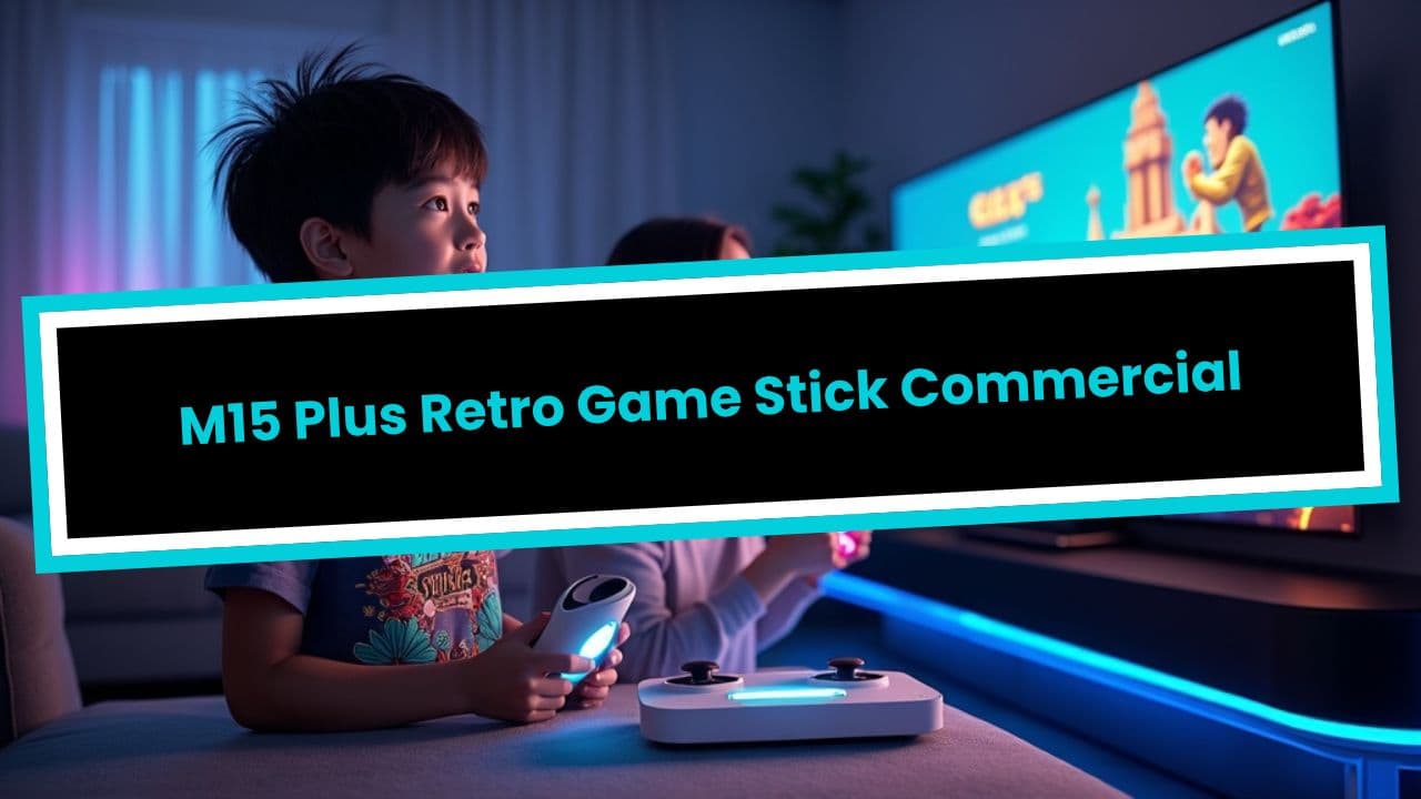 M15 Plus Retro Game Stick Commercial