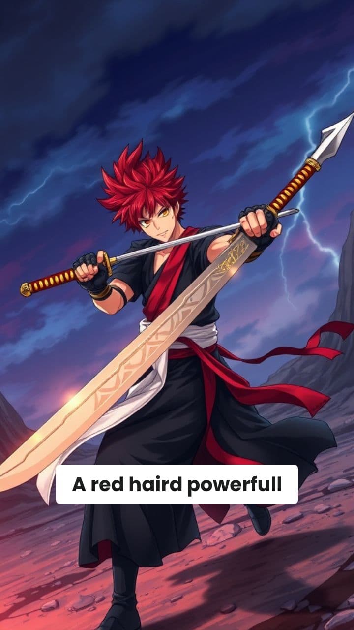 Clash of Swords: Red-Haired Warrior
