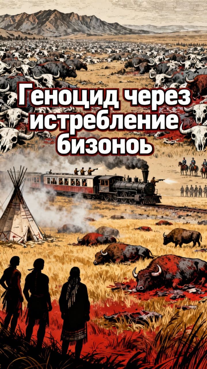 Геноцид через истребление бизонов