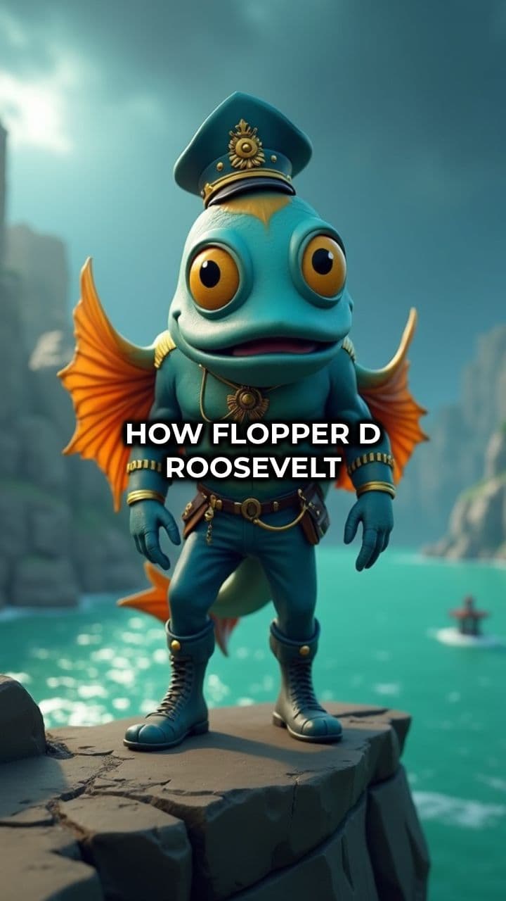 Flopper D Roosevelt Saves Fortnite Island