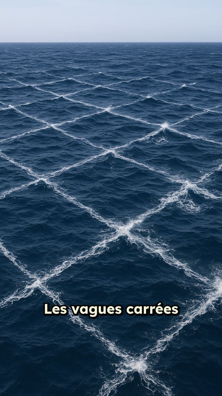 Vagues Carrées : Beauté et Danger Marin