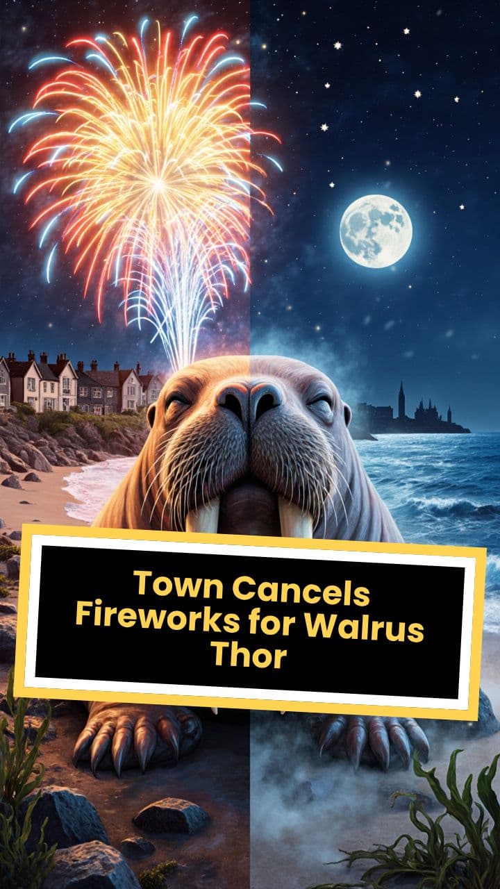 Town Cancels Fireworks for Walrus Thor