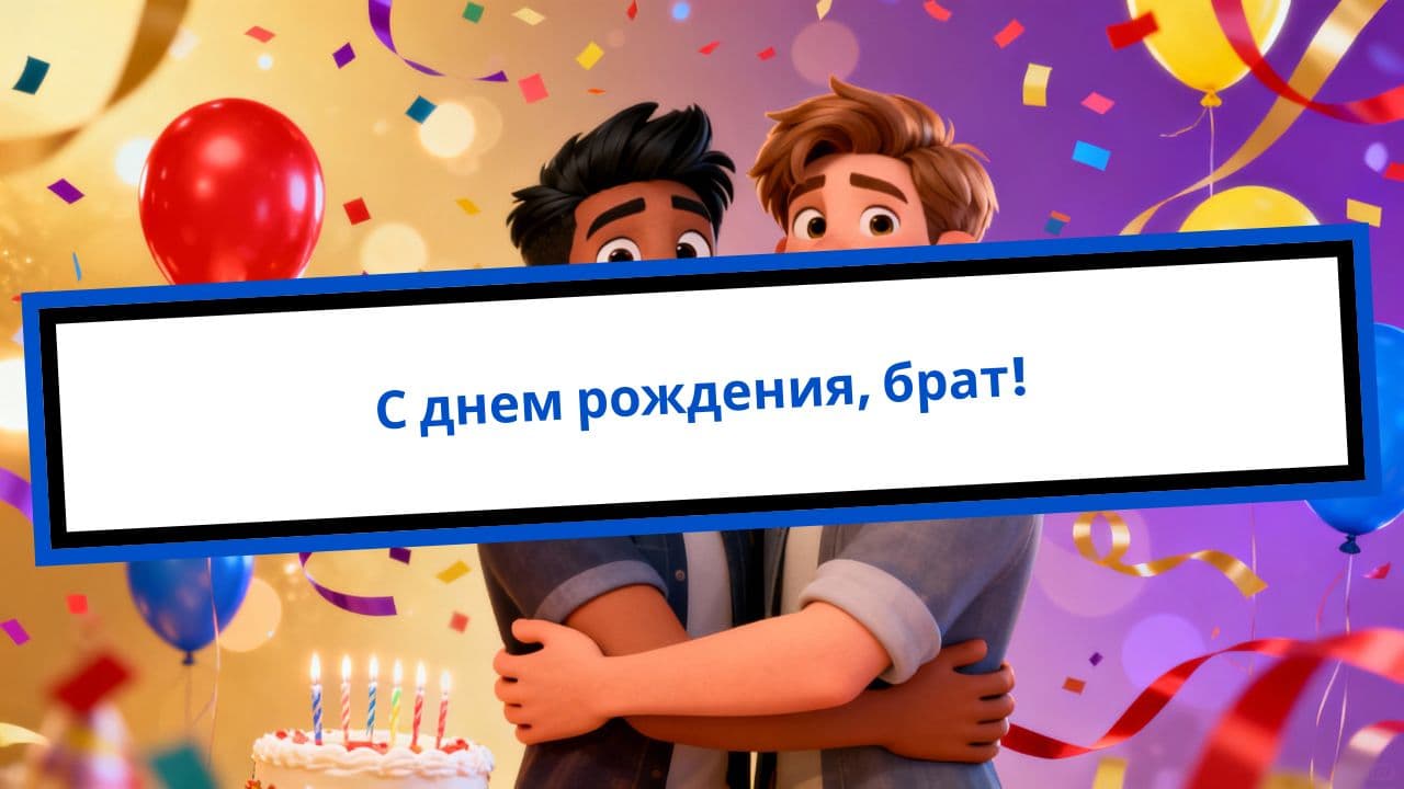 С днем рождения, брат!