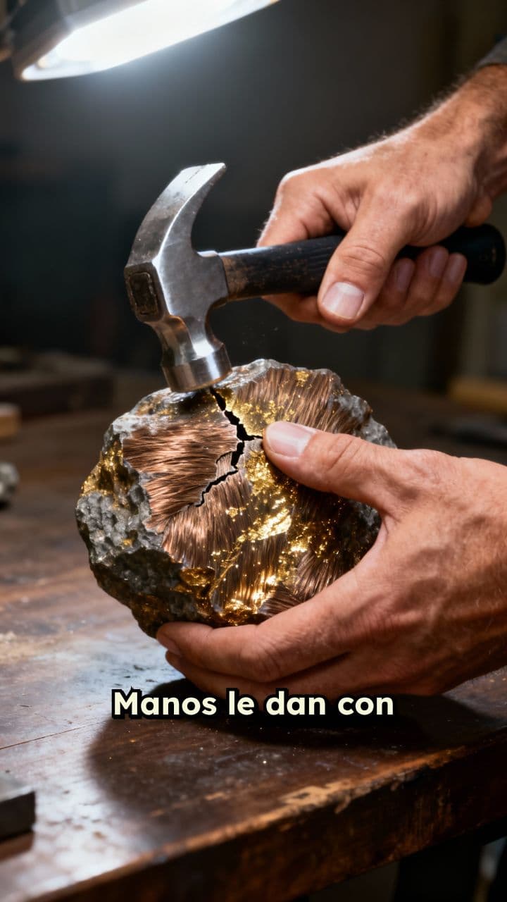 Martillo y oro: ASMR en acción