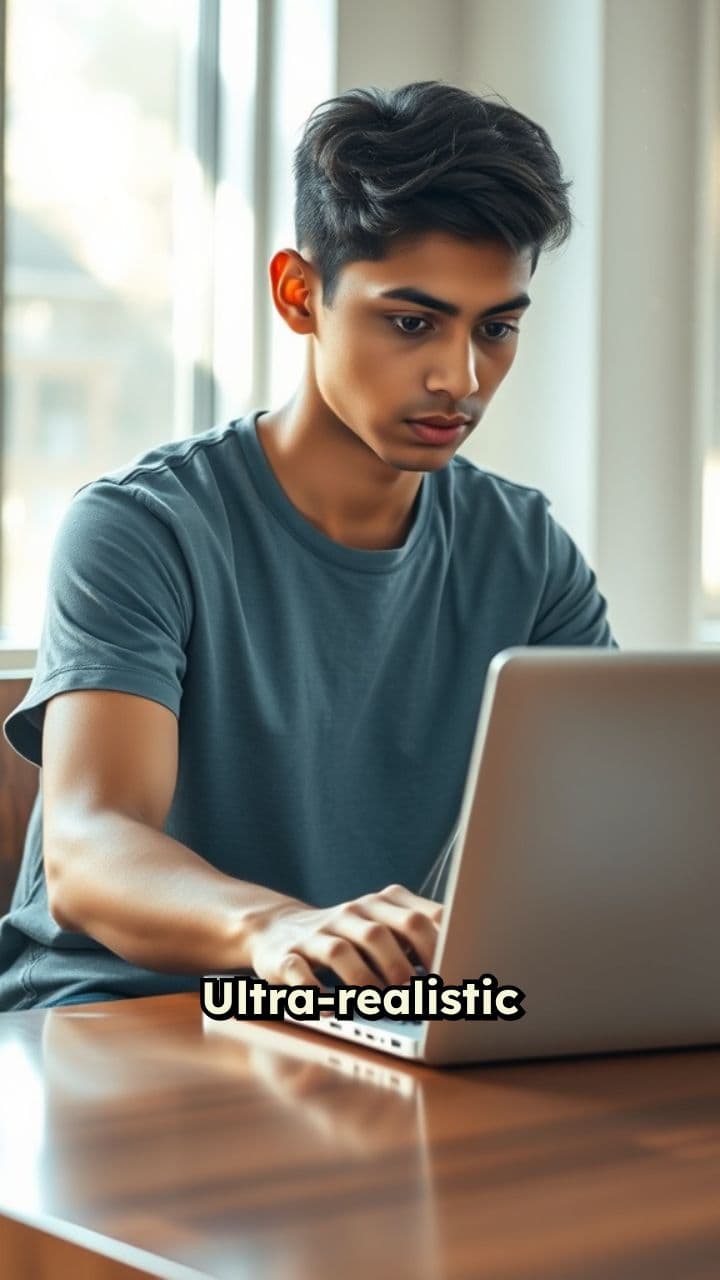 Teenager Exploring Skills in a Creative Space