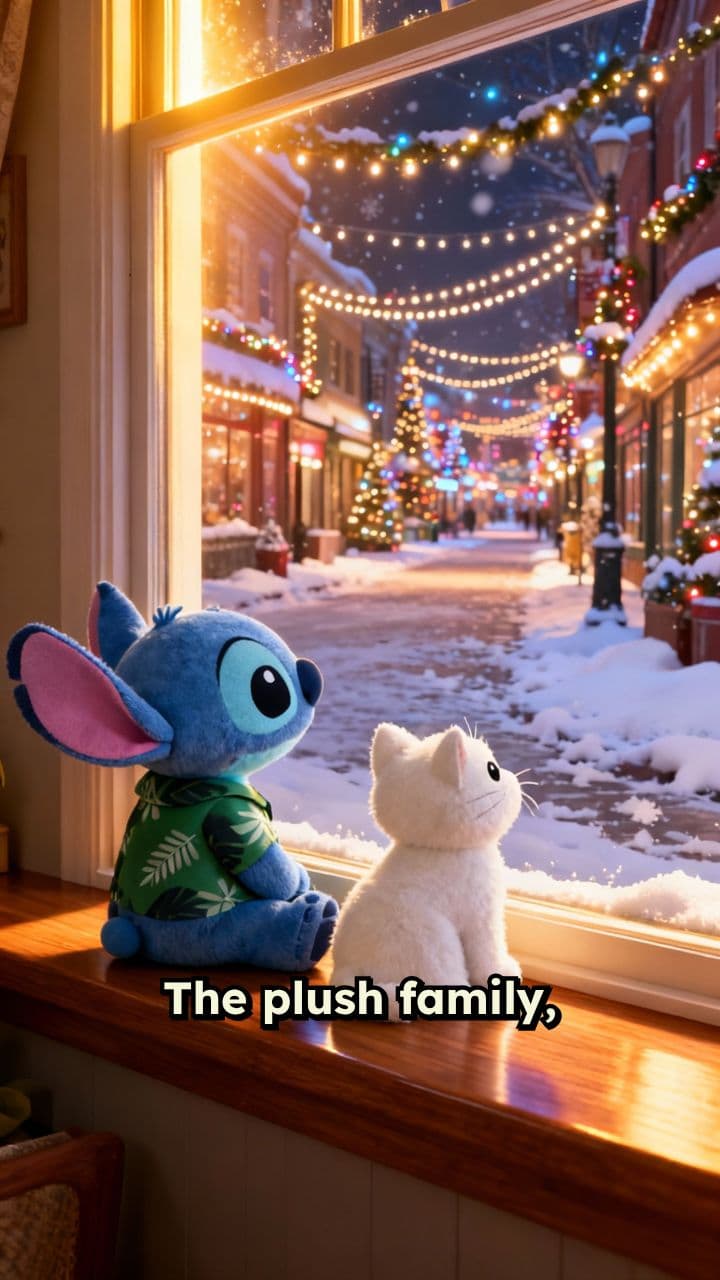 A Plush Family's Christmas Market Adventure