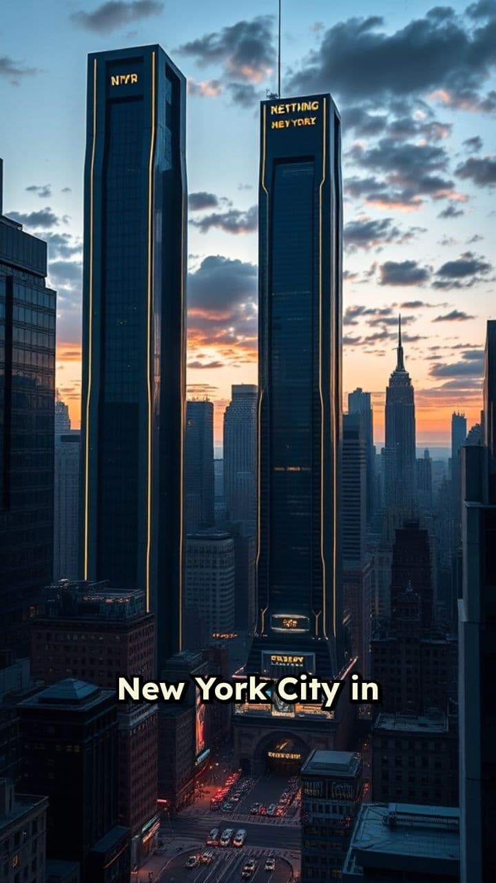 Futuristic New York City 2050