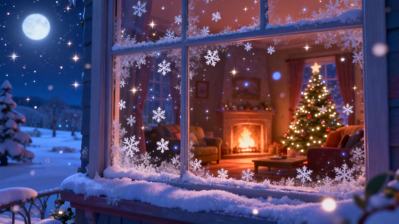 Mommy Kisses Nick for Christmas