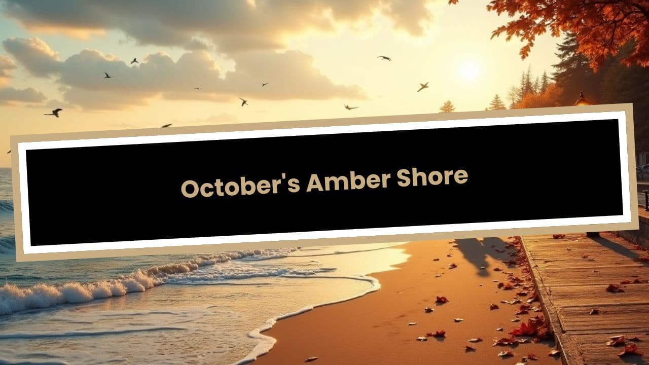 October's Amber Shore