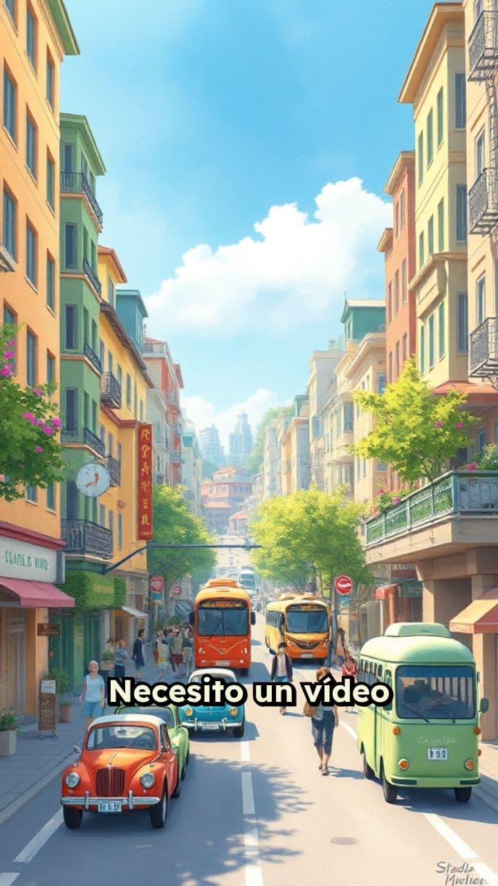 Tráfico y Transporte Animado