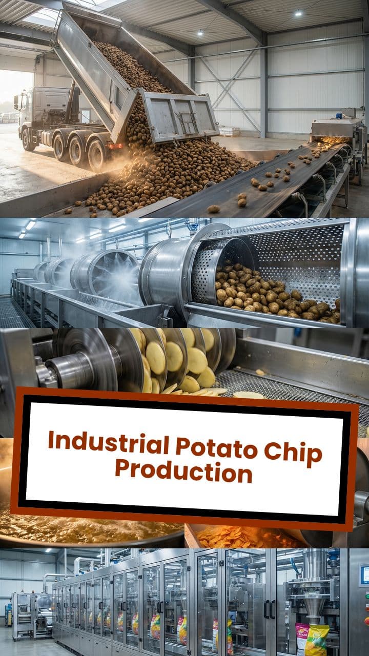 Industrial Potato Chip Production