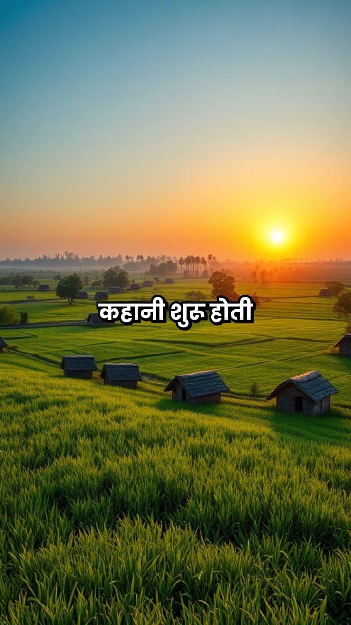 गाँव की जादुई सुबह