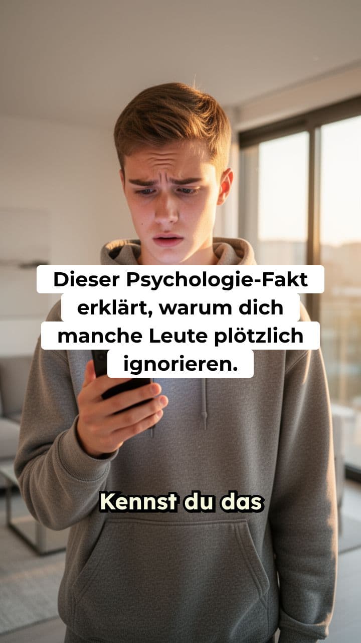 Psychologie-Fakt über Ghosting