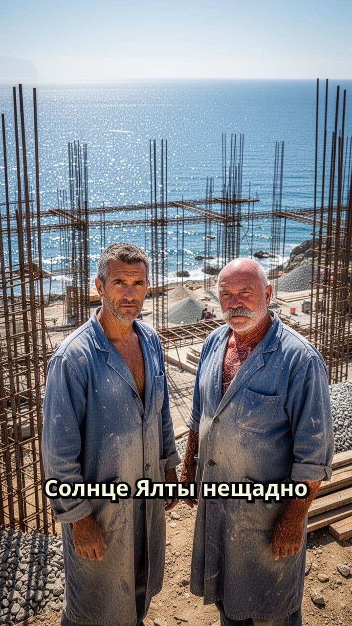 Строители в Ялте