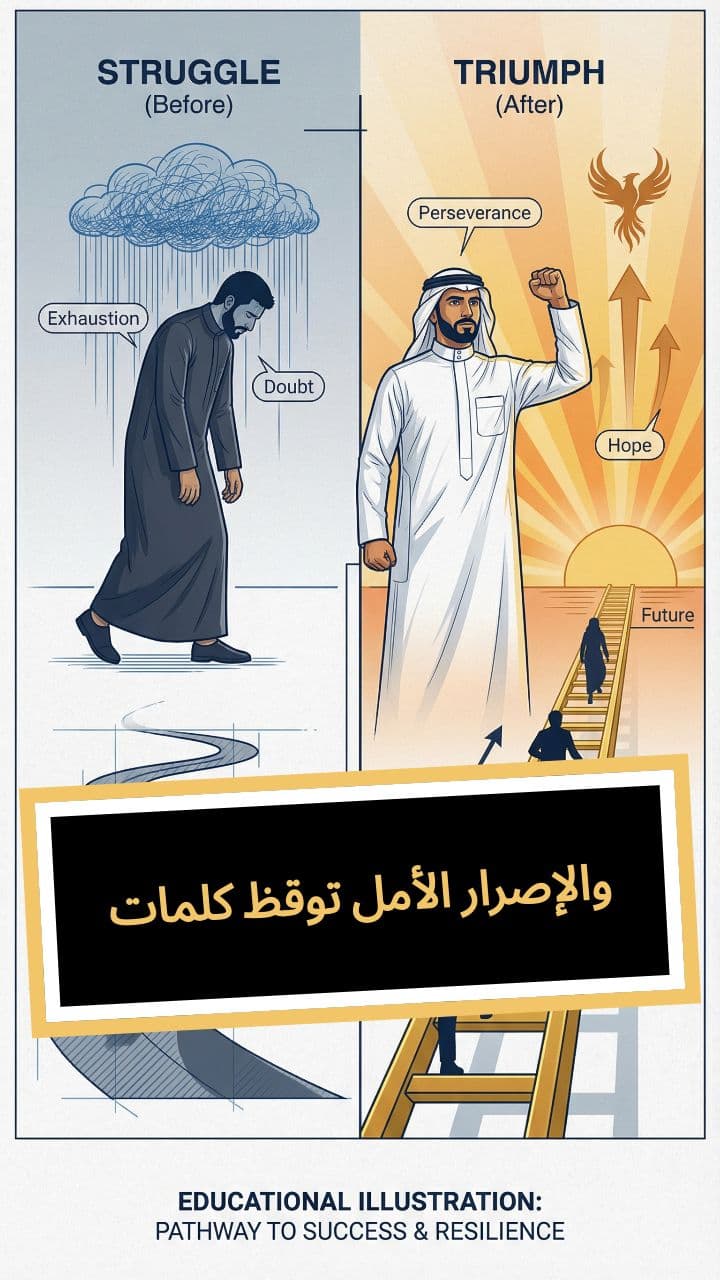 كلمات توقظ الأمل والإصرار