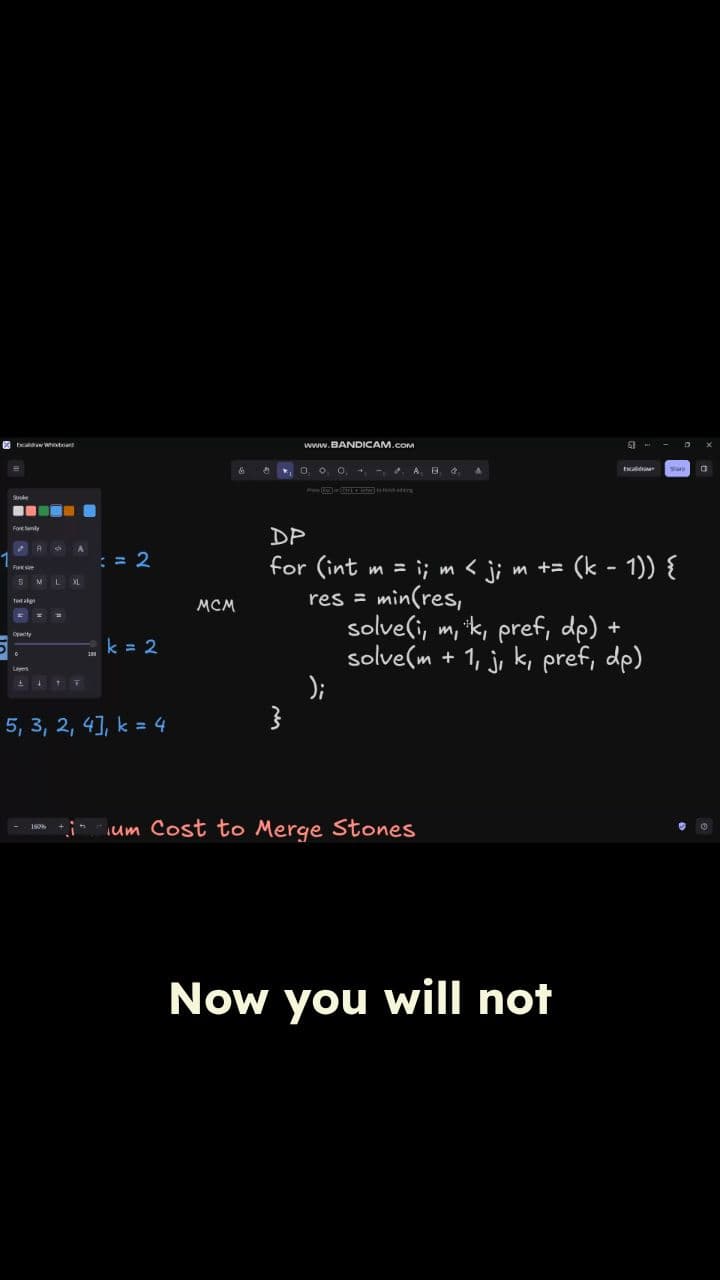 The Core DP Logic: The K-1 Step Jump