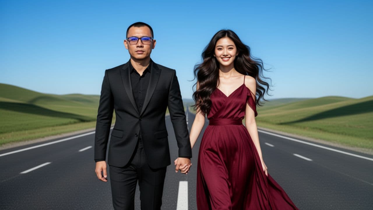 A Romantic Journey Hand in Hand