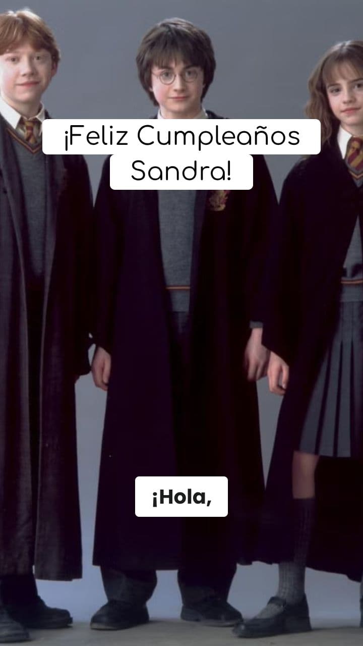 Feliz Cumpleaños, Sandra!