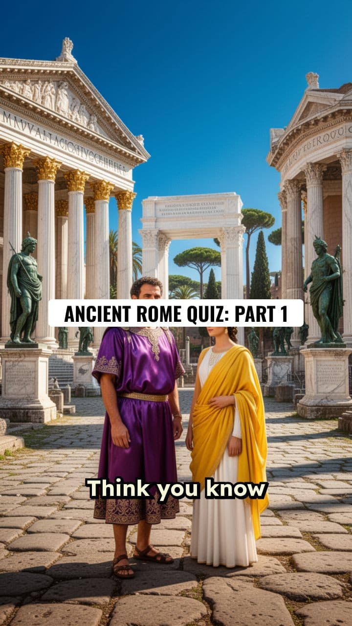 Ancient Rome Ultimate Quiz Part One